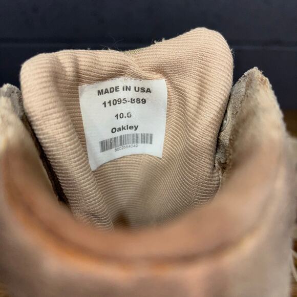 Oakley Made in USA Desert Tan Tactical Military combat Boots Mens 10 Early 2000s - Picture 8 of 8